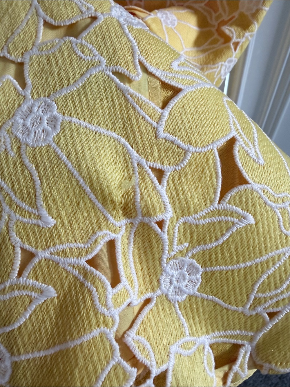 J. Crew Yellow Floral Midi Dress - Picture 9 of 15